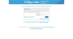 Desktop Screenshot of culliganmarketingcentral.com